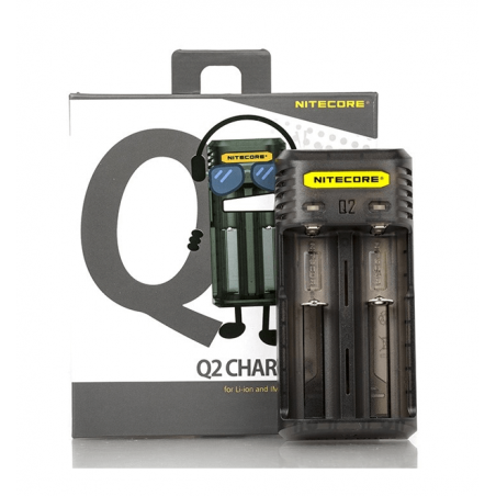 Nitecore Q2 - Ladegerät vers. Farben / Transparent Nitecore Q2 - Ladegerät vers. Farben / Transparent