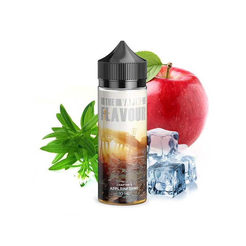 Appleinferno - The Walking Flavour Aroma 10ml (DIY)Geschmack: Saftige Äpfel treffen auf kühlenden Waldmeister.Dosierung: 8% bis 10% (je nach Bedarf) Inhaltstoffe: Propylenglycol (PG) E1520 (Ph. Eur.), natürliche/naturidentische Aromastoffe, Ethanol Flasche: 10ml PET Flasche mit Kunststoff Schraubkappe in 120ml Chubby Gorilla FlascheHerstellungsland: Deutschland ---------------------------------------------------------------------------------------------------------- LIEFERUMFANG10ml The Vaping Flavour Aroma120ml Chubby Gorilla Flasche8393The Walking Flavour7,90 CHFsmoke-shop.ch7,90 CHF