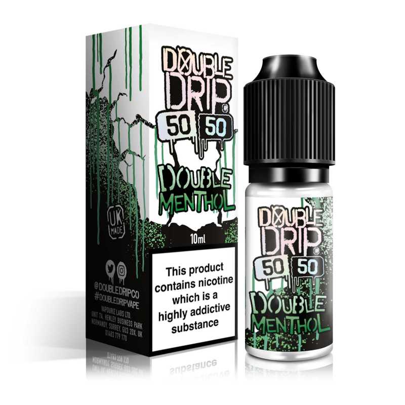 Double Menthol 10ml Liquid von Double Drip 18 mg Double Menthol 10ml Liquid von Double Drip 18 mg