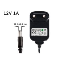 Netzteil für Ladegerät 12 Volt 1000mA 24W von XTARXTAR Ersatznetzteil für LadegeräteDieses Netzteil ist passend für viele Geräte wie z. B.: Xtar Ladegerät: VP1, VP2, VP4, SP1, WP2.2, XP4c und dem Efest Ladegerät: LUC V1Auch passend für: Notebooks, Laptops, Drucker, Scanner, Router, Hubs, Telefone, ISDN Anlagen, Telefon Anlagen, Faxgeräte, TFT und LCD Monitore und viele weitere EDV Geräte.Eigenschaften:Eingang: 100V - 240V 50/60Hz 0,35AEingangsspannung: 220V - zweipoliges NetzkabelAusgang: 12V (12 Volt) 1000mA (1 Ampere)Ausgangsleistung: 24W (24 Watt)Steckermaße: 5,5 mm x 2,1 mmFarbe: SchwarzZertifikate: UL, cUL, CCC, CE, CB, GS, FCC, UL, EK, SAA, CSA, PSEPolarität:(+) Pluspol: Innen(-) Minuspol: Außen9966Xtar Charger8,90 CHFsmoke-shop.ch8,90 CHF