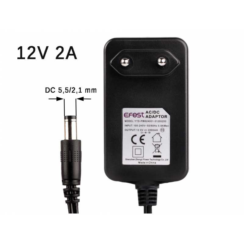 Netzteil 12 Volt 2 Ampere 24 Watt mit DC Stecker von EfestNetzteil 12 Volt 2 Ampere 24 Watt mit DC Stecker von EfestDas Netzteil von Efest bietet einen Ausgang von 12 Volt bei 2 Ampere. Dabei ist eine Ausgangsleistung von 24 Watt möglich.Mit dem DC Stecker ist es kompatibel mit Xtar Ladegeräten VP2 und VP4 und Efest Ladegeräten BIO V2, LUC V4 LUC V6.Weiter lässt es sich auch für Notebooks, Laptops, Drucker, Scanner, Router, Hubs, Telefone, ISDN Anlagen, Telefon Anlagen, Faxgeräte, TFT und LCD Monitore und viele weitere EDV Geräte verwenden.Kompatibel mit Efest Bio V2, Efest LUC V4, Efest LUC V6, Xtar VP2, Xtar VP49967Efest9,90 CHFsmoke-shop.ch9,90 CHF