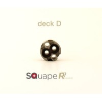 Squape Reloaded DECK "D" SQuape R[eloaded]DECK "D" für den SQuape R[eloaded]Aluminium emataliert - Dual Coil Dochtkanäle - perfekt für Glasfaser, ESS und Watte - inkl. 1 O-Ring 1011Stattqualm / Squape3,60 CHFsmoke-shop.ch3,60 CHF