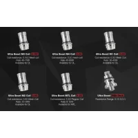 ULTRA BOOST V2 Coils - Verdampferköpfe von LOST VAPE (5 Coils)Lieferumfang: Packung mit 5 Ultra-Boost-Verdampferköfpen für Gemini Hybrid, BTB Back to Basic, Thelema Pod und Lost Vape's Ultra-Boost X Ultra-Boost M1 0.3Ω empfohlen bei 30W-40W.Ultra Boost M2 0.6Ω empfohlen bei 20W-28W.Ultra Boost M4 0.2Ω empfohlen bei 40W-60W.Ultra-Boost MTL 1Ω empfohlen bei 8W-15W.10011Lost Vape10,40 CHFsmoke-shop.ch10,40 CHF