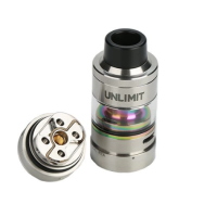 Kizoku Unlimit DL RTA 2in1 (Selbstwickel oder Coilverdampfer) - SilberKizoku Unlimit DL RTA (Selbstwickel oder Coilverdampfer)Mit dem Unlimit DL RTA bringt Kizoku einen Hybrid-Verdampfer auf den Markt, der aufgrund seines modularen Aufbaus sowohl als Selbstwickel-Tankverdampfer oder auch als Subohm Fertigkopf-Verdampfer genutzt werden kann.Lieferumfang1x Unlimit RTA Clearomizer2x PreWicked Coil1x Watte Threads1x Airflow Reducer1x Top Fill Extender1x Ersatz-Glastank (2 ml)1x Schraubendreher1x Ersatzteil-Set1x Bedienungsanleitung10018Kizoku28,80 CHFsmoke-shop.ch28,80 CHF