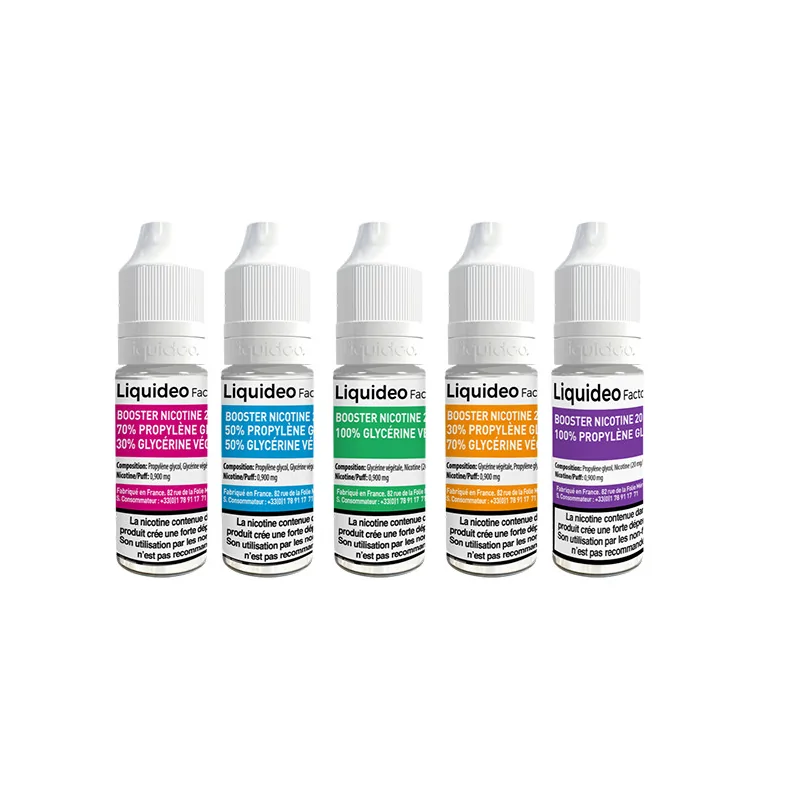 Nikotin Shot Booster Liquideo 20mg vers. MischverhältnisseLileferumfang: Nikotin Shot Booster 50/50 Liquideo 20mg&nbsp; vers. MischverhältnisseLiquideo-Nikotin-Booster von 10 ml und 20 mg, erhältlich in verschiedenen Geschwindigkeiten von PG/VG: 50/50, 70/30, 30/70 und volles VG zur Anpassung an alle Selbstmischer oder zum Verdünnen von Shortfill Liiquids10ml&nbsp;Nikotin&nbsp;20 mg / ml mit&nbsp;9447Liquideo3,50&nbsp;CHFsmoke-shop.ch3,50&nbsp;CHF