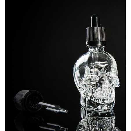 Totenkopf Glas-Flasche Leer 30ml Totenkopf Glas-Flasche Leer 30ml