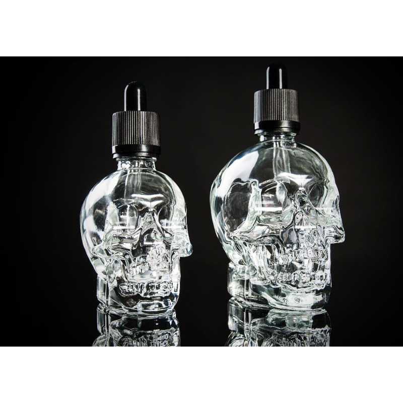 Totenkopf Glas-Flasche Leer 30ml - schwarzLieferumfang:  1x Totenkopf Flasche Leer 30ml mit PipetteFarbe: durchsichtig mit blau , schwarz oder durchsichtiges Glas (Weiss)10020Flaschen5,80 CHFsmoke-shop.ch5,80 CHF