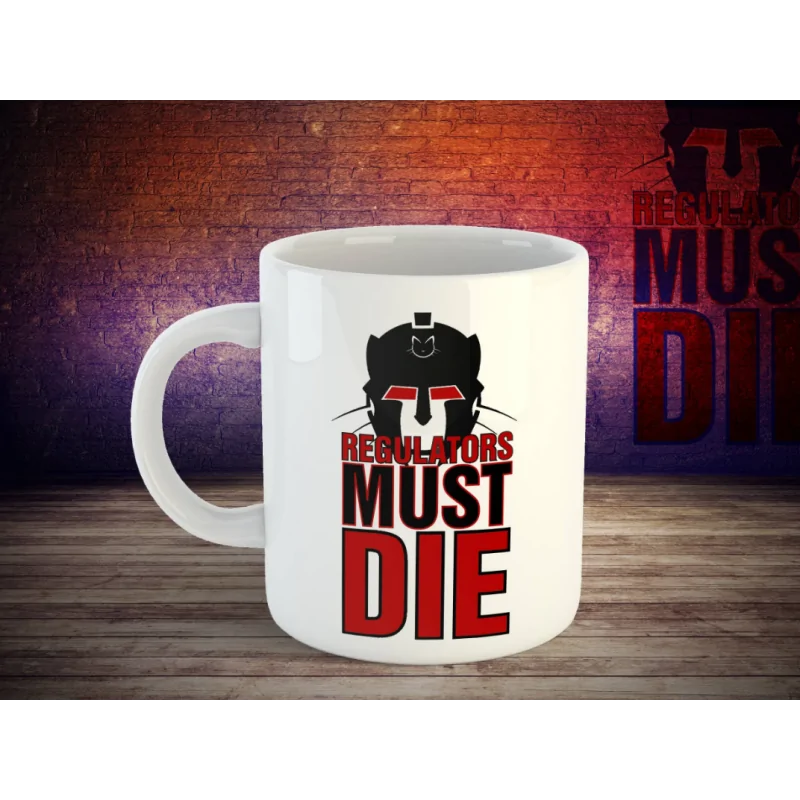 Kaffeetasse Copy Cat - Merchandise Regulator must dieCopy Cat "Regulators must die" TasseSchließe dich der Regulator Cat an und zeige was du von Regulatoren hältst. Mit der "Regulators must die" Tasse, bist du schon nach dem Aufstehen bereit, den Kampf gegen fiese Regulatoren anzutreten.Regulator Cat Print auf weißer Tasse10026Copy Cat3,50 CHFsmoke-shop.ch3,50 CHF Kaffeetasse Copy Cat - Merchandise Regulator must dieCopy Cat "Regulators must die" TasseSchließe dich der Regulator Cat an und zeige was du von Regulatoren hältst. Mit der "Regulators must die" Tasse, bist du schon nach dem Aufstehen bereit, den Kampf gegen fiese Regulatoren anzutreten.Regulator Cat Print auf weißer Tasse10026Copy Cat3,50 CHFsmoke-shop.ch3,50 CHF