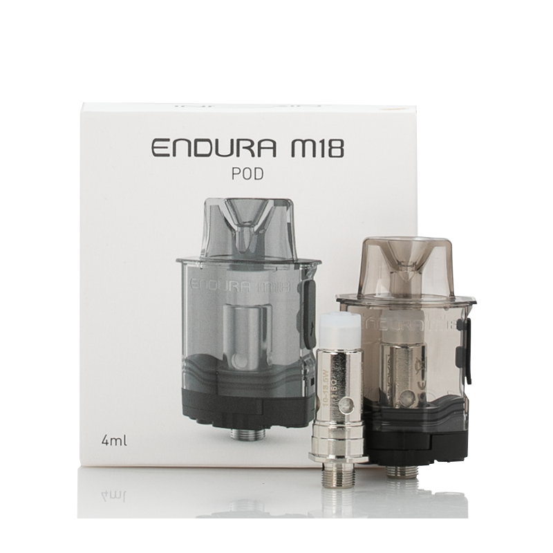 Innokin Endura M18 Ersatzpod mit Verdampferkopf (1.6 ohm)Lieferumfang: Innokin Endura M18 ErsatzpodMerkmale der Innokin Endura M18 Ersatzkapseln:2ml Pod-Kapazität System zur seitlichen Befüllung180° Pod-LuftstromsteuerungInnokin Endura M18 Spulenreihe1,6ohm BVC-SpuleKompatibel mit Endura T18E-SpulenPresssitz-SpuleninstallationAnschluss des Magnetpods10155Innokin4,90 CHFsmoke-shop.ch4,90 CHF