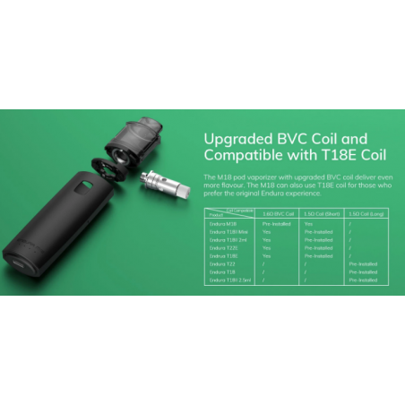 Innokin Endura M18 Kit - vers. Farben Innokin Endura M18 Kit - vers. Farben