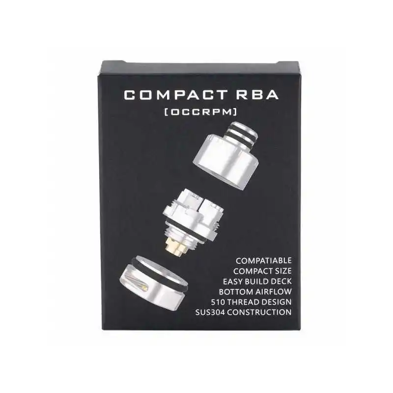 Compact RBA RPM Coils Mechlyfe (Selbstwickel Einheit)Lieferumfang: 1x Compact RBA RPM Coils Mechlyfe (Selbstwickel Einheit)Rekonstruierbares Deck für alle Smoke RPM Verdampfer(köpfe). Dieses postlose Deck wurde für eine kleine Einzelspulen-Baugruppe entwickelt und ermöglicht es Ihnen, Ihre eigenen Spulen anstelle der Basiswiderstände herzustellen.Rekonstruierbares Deck für alle Smok-Kits, die RPM-Widerstände verwenden.Mit diesem Deck, das für eine kleine Single-Coil-Baugruppe konzipiert ist, können Sie Ihre eigenen Spulen anstelle von Basiswiderständen herstellen.Ausserdem lässt sich sein Sockel abschrauben, um einen 510er-Anschluss freizulegen. Er kann auf jeden Mod montiert werden, um ihn zu erhitzen und den Coil-Wert abzulesen.10164Mechlyfe6,90&nbsp;CHFsmoke-shop.ch6,90&nbsp;CHF