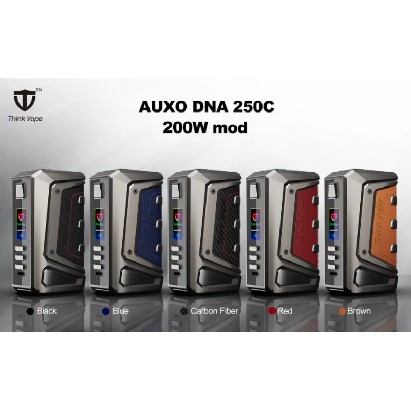 Box Mod AUXO DNA 250C von ThinkvapeKraft und Eleganz über alles!Abmessungen: 90mm*55mm*29mmVon 1 bis 200 Watt Leistung. Zwei 18650er-Batterien (nicht im Lieferumfang enthalten).Übersichtlicher und informativer Bildschirm.Einfacher Einsatz für leistungsorientierte Geräte.Außergewöhnliche Abschlüsse.Ledermaterial mit Nähten.10189Vapethink / Steamshark149,90 CHFsmoke-shop.ch149,90 CHF Box Mod AUXO DNA 250C von ThinkvapeKraft und Eleganz über alles!Abmessungen: 90mm*55mm*29mmVon 1 bis 200 Watt Leistung. Zwei 18650er-Batterien (nicht im Lieferumfang enthalten).Übersichtlicher und informativer Bildschirm.Einfacher Einsatz für leistungsorientierte Geräte.Außergewöhnliche Abschlüsse.Ledermaterial mit Nähten.10189Vapethink / Steamshark149,90 CHFsmoke-shop.ch149,90 CHF