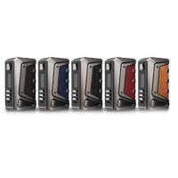 Box Mod AUXO DNA 250C von ThinkvapeKraft und Eleganz über alles!Abmessungen: 90mm*55mm*29mmVon 1 bis 200 Watt Leistung. Zwei 18650er-Batterien (nicht im Lieferumfang enthalten).Übersichtlicher und informativer Bildschirm.Einfacher Einsatz für leistungsorientierte Geräte.Außergewöhnliche Abschlüsse.Ledermaterial mit Nähten.10189Vapethink / Steamshark149,90 CHFsmoke-shop.ch149,90 CHF