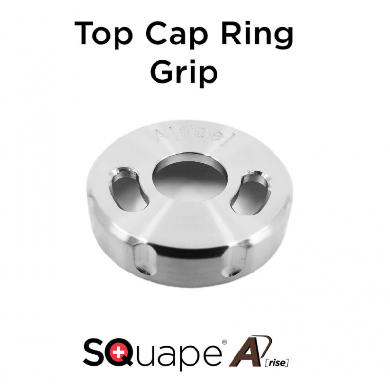 Top Cap Ring "Grip" SQuape A[rise]Lieferung: 1 x Top Cap Ring "Grip" SQuape A[rise]Der Top Cap Ring "Grip" ist ein weiterer Befüllungsring vom SQuape A[rise] und verfügt über Einkerbungen für einen noch besseren Halt beim Drehen der Top Cap.Sie benötigen für die Zusammenstellung eines kompletten SQuape A[rise] zusätzlich: Ersatzset, Base, Gehäuse, Tank (PSU, Edelstahl, Quartzglas), Kamin, Closing Ring und allenfalls ein SQuip Tip. Material: Edelstahl 316LLieferung: 1 x Top Cap Ring "Grip" SQuape A[rise]10197Stattqualm / Squape8,90 CHFsmoke-shop.ch8,90 CHF