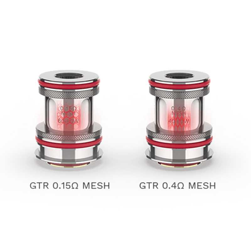 GTR Mesh Coils von Vaporesso vers. OhmDie Forz GTR Mesh Coils von VaporessoDie passenden Coils zum Forz Tank von Vaporesso sind in zwei Ausführungen erhältlich. Mit dem GTR 0.15 Ohm Mesh Coil für eine Leistung von 60 bis 80 Watt kann ein sehr direktes Zugverhalten erreicht werden. Der GTR 0.4 Ohm Mesh Coil für 40 bis 60 Watt ermöglicht ebenfalls ein direktes Zugverhalten bei etwas geringerer Leistung. Beide Coils versprechen besten Geschmack und eine lange Haltbarkeit.Hinweis: Finden sie die passenden Geräte unter dem Tab Zubehör0.15 Ohm Mesh CoilMit dem GTR 0.15 Ohm Mesh Coil für eine Leistung von 60 bis 80 Watt kann ein sehr direktes Zugverhalten mit einer Menge Dampf erreicht werden.10201Vaporesso14,90 CHFsmoke-shop.ch14,90 CHF