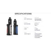 Forz TX80 VW Kit von VaporessoLieferumfang: 1x Forz TX80 Akkuträger von Vaporesso1x Forz 25 Tank von Vaporesso1x USB Typ-C Kabel1x 0.15 Ohm Coil1x Ersatzglas1x 0.4 Ohm Coil1x Ersatzteilbeutel1x Bedienungsanleitung1x GarantiekarteBetrieben mit 1x 18650 Batterie (nicht im Lieferumfang enthalten)10202Vaporesso59,90 CHFsmoke-shop.ch59,90 CHF