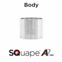Gehäuse Body SQuape A[rise] - Silber