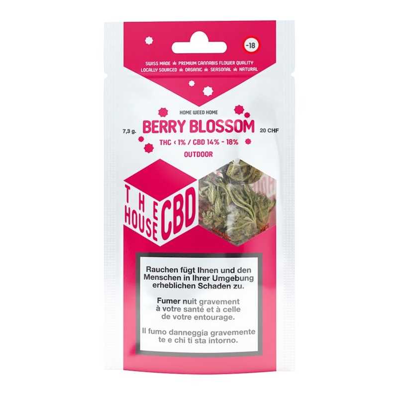 Berry Blossom Outdoor - The CBD House - Blüten CBD Blüten 3mgLieferumfang: Berry Blossom Outdoor Blüten CBD Blüten vers. Füllmengen in GrammDas Aroma von Berry Blossom CBD Blüten erinnert an Beeren und Acai. Sie sorgen für ein entspanntes Gefühl und helfen bei Verspannungen und Stress, dabei sorgen sie für Klarheit und Komfort. Die Outdoor im Kanton Genf angebauten Blüten haben ein CBD-Gehalt von 14 bis 18 %.Made in SwitzerlandCBD Gehalt: 14-18%10237The House CBD - Made in Switzerland -14,90 CHFsmoke-shop.ch14,90 CHF