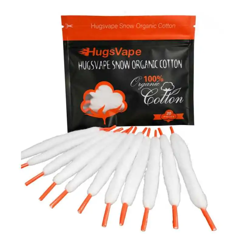 Snow Cotton von Hugsvape- Schnürsenkelwatte (20 Stück) Vape LacesLieferumfang: Snow Cotton von Hugvape- Schnürsenkelwatte (20 Stück) Vape LacesDie Snow Cotton von Hugvape ist eine 100% biologisch angebaute Wickelwatte für den Selbstwickler. Sie ist super saugfähig und bietet einen hervorragenden Geschmack.Die Strips im Schnürsenkeldesign sind vorgefertigt und so arrangiert, dass Sie die Baumwolle nicht mehr messen und verdrehen müssen.Die Snow Cotten ist am besten für Durchmesser von 3.0 mm geeigenet. Die beste Wahl für Selbstwickler!10274Hugo Vapor2,70 CHFsmoke-shop.ch2,70 CHF