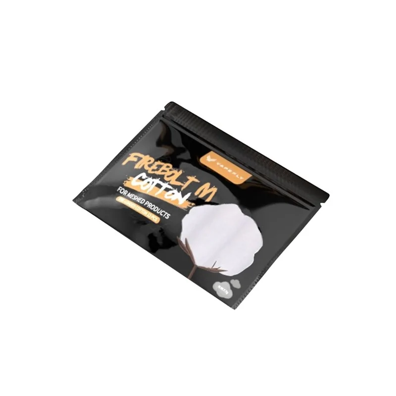 Firebolt M Cotton - Vapefly - Wickelwatte für MeshFirebolt M Cotton - Vapefly - WickelwatteDiese 100%ige Bio-Baumwolle ist an einem Ende mit einer kunststoffummantelten Spitze ausgestattet, mit der Sie sie ganz einfach in Ihren Widerstand einführen können.Jeder hermetische Beutel enthält 12 Wattepads mit einer Länge von 60 mm.Japanese organic cottonEasy wicking through coilNo more impuritiesExceptional capillarity: sustain high temperature10297Vapefly6,50 CHFsmoke-shop.ch6,50 CHF Firebolt M Cotton - Vapefly - Wickelwatte für MeshFirebolt M Cotton - Vapefly - WickelwatteDiese 100%ige Bio-Baumwolle ist an einem Ende mit einer kunststoffummantelten Spitze ausgestattet, mit der Sie sie ganz einfach in Ihren Widerstand einführen können.Jeder hermetische Beutel enthält 12 Wattepads mit einer Länge von 60 mm.Japanese organic cottonEasy wicking through coilNo more impuritiesExceptional capillarity: sustain high temperature10297Vapefly6,50 CHFsmoke-shop.ch6,50 CHF