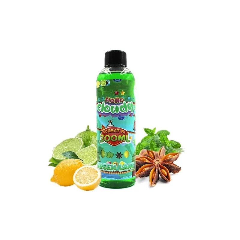 Green Land 0mg 200ml +Pipette - Hello CloudyLieferumfang: Green Land 0mg 200ml +Pipette - Hello CloudyGerschmack:Der originelle Saft aus Zitrone / Limette mit einem Hauch von Anis und Menthol, der Sie verblüffen wird.Ohne SucraloseHallo Cloudy BrandLand FrankreichFruchtiger & frischer Geschmack50/50 PG/GE-VerhältnisVerpackung 200ml PE-Flasche mit kindersicherem VerschlussInhalt 200mlNikotin-Dosierung 0mgSucralose Nein10299Hello Cloudy - Premium Liquids Frankreich19,60 CHFsmoke-shop.ch19,60 CHF Green Land 0mg 200ml +Pipette - Hello CloudyLieferumfang: Green Land 0mg 200ml +Pipette - Hello CloudyGerschmack:Der originelle Saft aus Zitrone / Limette mit einem Hauch von Anis und Menthol, der Sie verblüffen wird.Ohne SucraloseHallo Cloudy BrandLand FrankreichFruchtiger & frischer Geschmack50/50 PG/GE-VerhältnisVerpackung 200ml PE-Flasche mit kindersicherem VerschlussInhalt 200mlNikotin-Dosierung 0mgSucralose Nein10299Hello Cloudy - Premium Liquids Frankreich19,60 CHFsmoke-shop.ch19,60 CHF