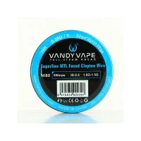 3m Superfine MTL Fused Clapton SS316L -Wickel-Draht - Vandy VapeLieferumfang:1 x 3m Superfine MTL Fused Clapton A1 Draht (Kanthal A1, SS316L oder NI80 auswählbar&nbsp;8640Vandy Vape8,90&nbsp;CHFsmoke-shop.ch8,90&nbsp;CHF