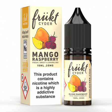 Frukt Cyder Salt Mango Raspberry 10ml - 20mg Frukt Cyder Salt Mango Raspberry 10ml - 20mg