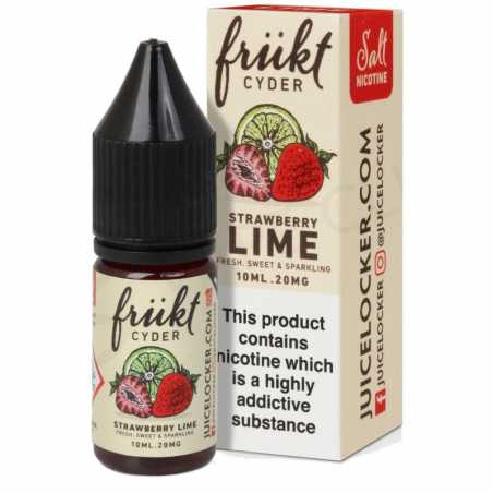 Frukt Cyder Salt Strawberry Lime 10ml - 20mg Frukt Cyder Salt Strawberry Lime 10ml - 20mg