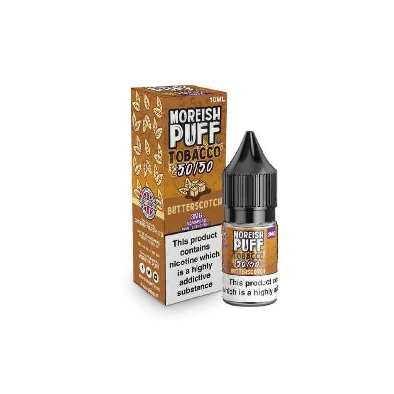 Moreish Puff Tobacco 50/50 Butterscotch 10ml - 18mgLieferumfang: Moreish Puff Tobacco 50/50 Butterscotch 10ml - vers. StärkenGeschmack:Tobacco Butterscotch von Moreish Puff E-Flüssigkeit ist eine gewinnende Kombination von tiefen ursprünglichen Tabakaromen kombiniert mit cremiger Butterscotch-Füllung, um einen bitteren süßen wirklich nachsichtigen Geschmack zu produzieren, gefolgt von einem tiefen und moreish Aroma. Tobacco Butterscotch von Moreish Puff kommt als 10ml Flüssigkeit Flasche enthält entweder 3mg, 6mg, 12mg oder 18mg Nikotin.50/5010395Moreish Puff UK Liquids5,90 CHFsmoke-shop.ch5,90 CHF