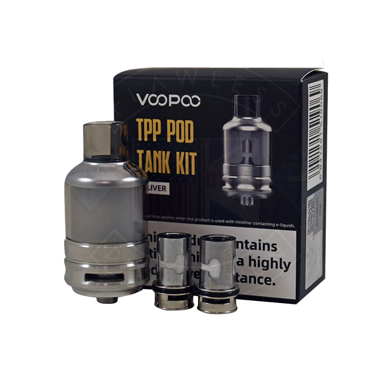 TPP POD Tank KIT von Voopoo (ink. 2 Coils)Der Voopoo TPP Pod Tank ist ein vielseitiger 2ml Ersatztank für die Verwendung mit dem Voopoo Drag X Plus und kann mit anderen Mod-Geräten mit einem 510er Anschluss verwendet werden.2ml Fassungsvermögen510er Anschluss - kompatibel mit den meisten Mod-GerätenInklusive 2 x TPP-SpulenEinstellbarer Airflow-RingKompatibel mit der TPP-SpulenreiheErhältlich in 3 Farboptionen : Gun Metal, Schwarz, Silber10622Voopoo14,90 CHFsmoke-shop.ch14,90 CHF