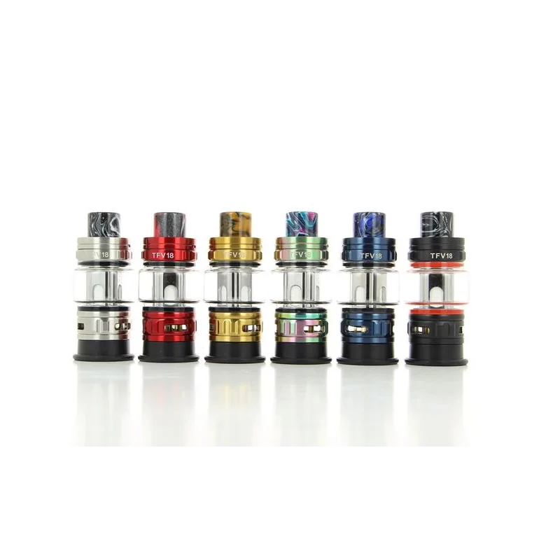 TFV18 - 7.5ml - Tank Verdampfer von SmoktechLieferumfang:1 x TFV18 (7,5ml)1 x TFV18 Meshed Coil 0.33Ω (vorinstalliert)1 x TFV18 Dual Meshed Coil 0.15Ω1 x Extra Glas1 x Ersatzteilpaket1 x HandbuchDer TFV18 ist der neue Verdampfer der TFV-Reihe von Smok. Deutlich massiver als die Vorgängerversionen, dieses Dampfmonster hat einen Durchmesser von 31,6 mm bei einer Höhe von 66,3 mm, fasst der TFV18 je nach eingebautem Widerstand bis zu 7,5 ml Liquid.10628Smoketech28,00 CHFsmoke-shop.ch28,00 CHF TFV18 - 7.5ml - Tank Verdampfer von SmoktechLieferumfang:1 x TFV18 (7,5ml)1 x TFV18 Meshed Coil 0.33Ω (vorinstalliert)1 x TFV18 Dual Meshed Coil 0.15Ω1 x Extra Glas1 x Ersatzteilpaket1 x HandbuchDer TFV18 ist der neue Verdampfer der TFV-Reihe von Smok. Deutlich massiver als die Vorgängerversionen, dieses Dampfmonster hat einen Durchmesser von 31,6 mm bei einer Höhe von 66,3 mm, fasst der TFV18 je nach eingebautem Widerstand bis zu 7,5 ml Liquid.10628Smoketech28,00 CHFsmoke-shop.ch28,00 CHF
