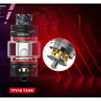 TFV18 - 7.5ml - Tank Verdampfer von SmoktechLieferumfang:1 x TFV18 (7,5ml)1 x TFV18 Meshed Coil 0.33Ω (vorinstalliert)1 x TFV18 Dual Meshed Coil 0.15Ω1 x Extra Glas1 x Ersatzteilpaket1 x HandbuchDer TFV18 ist der neue Verdampfer der TFV-Reihe von Smok. Deutlich massiver als die Vorgängerversionen, dieses Dampfmonster hat einen Durchmesser von 31,6 mm bei einer Höhe von 66,3 mm, fasst der TFV18 je nach eingebautem Widerstand bis zu 7,5 ml Liquid.10628Smoketech28,00 CHFsmoke-shop.ch28,00 CHF TFV18 - 7.5ml - Tank Verdampfer von SmoktechLieferumfang:1 x TFV18 (7,5ml)1 x TFV18 Meshed Coil 0.33Ω (vorinstalliert)1 x TFV18 Dual Meshed Coil 0.15Ω1 x Extra Glas1 x Ersatzteilpaket1 x HandbuchDer TFV18 ist der neue Verdampfer der TFV-Reihe von Smok. Deutlich massiver als die Vorgängerversionen, dieses Dampfmonster hat einen Durchmesser von 31,6 mm bei einer Höhe von 66,3 mm, fasst der TFV18 je nach eingebautem Widerstand bis zu 7,5 ml Liquid.10628Smoketech28,00 CHFsmoke-shop.ch28,00 CHF