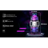 TFV18 - 7.5ml - Tank Verdampfer von SmoktechLieferumfang:1 x TFV18 (7,5ml)1 x TFV18 Meshed Coil 0.33Ω (vorinstalliert)1 x TFV18 Dual Meshed Coil 0.15Ω1 x Extra Glas1 x Ersatzteilpaket1 x HandbuchDer TFV18 ist der neue Verdampfer der TFV-Reihe von Smok. Deutlich massiver als die Vorgängerversionen, dieses Dampfmonster hat einen Durchmesser von 31,6 mm bei einer Höhe von 66,3 mm, fasst der TFV18 je nach eingebautem Widerstand bis zu 7,5 ml Liquid.10628Smoketech28,00 CHFsmoke-shop.ch28,00 CHF TFV18 - 7.5ml - Tank Verdampfer von SmoktechLieferumfang:1 x TFV18 (7,5ml)1 x TFV18 Meshed Coil 0.33Ω (vorinstalliert)1 x TFV18 Dual Meshed Coil 0.15Ω1 x Extra Glas1 x Ersatzteilpaket1 x HandbuchDer TFV18 ist der neue Verdampfer der TFV-Reihe von Smok. Deutlich massiver als die Vorgängerversionen, dieses Dampfmonster hat einen Durchmesser von 31,6 mm bei einer Höhe von 66,3 mm, fasst der TFV18 je nach eingebautem Widerstand bis zu 7,5 ml Liquid.10628Smoketech28,00 CHFsmoke-shop.ch28,00 CHF