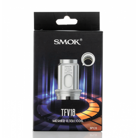 3x Verdampferköpfe für den TFV18 - Smoktech - 0.33 ohm