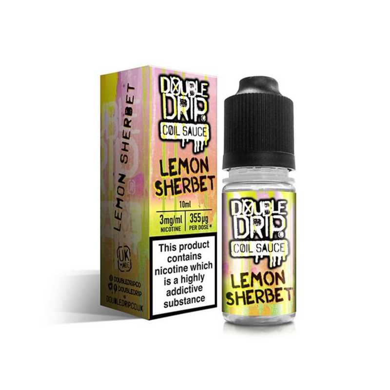 Lemon Sherbet 10ml Liquid von Double Drip - 3mgLieferumfang: Lemon Sherbet 10ml Liquid von Double Drip vers. StärkenLemon Sherbet E-Liquid von Double Drip ist eine scharfe und zitrusartige Mischung aus Zitronen beim Einatmen, mit einem süßen Abgang. Abgerundet mit einem zuckerhaltigen und leicht sauer schmeckenden Sorbet.Lemon Sherbet E-Flüssigkeit von Double Drip kommt als 10ml E-Liquid mit 0, 3 oder 6mg von Nikotin.Zitronegeschmack mit süssem AbgangMischverhältnis: 3 mg = 20/80 PG/VG 6 mg = 20/80 PG/VGNikotinstärke: 3 mg oder 6 mg (20/80 PG/VG )10657Double Drip Coil Sauce UK4,40 CHFsmoke-shop.ch4,40 CHF