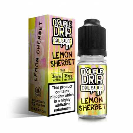 Lemon Sherbet 10ml Liquid von Double Drip vers. Stärken Lemon Sherbet 10ml Liquid von Double Drip vers. Stärken