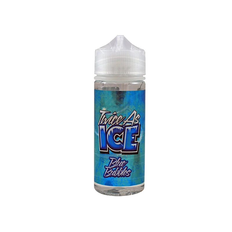 TWICE AS ICE - BLUE BUBBLES 0MG 100ML SHORTFILL E-LIQUID TWICE AS ICE - BLUE BUBBLES 0MG 100ML SHORTFILL E-LIQUID