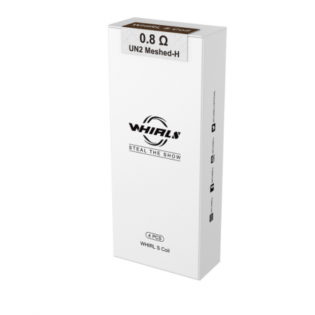 Whirl S Coils von Uwell (4er Pack) 0.8 ohm UN2 Meshed-H Whirl S Coils von Uwell (4er Pack) 0.8 ohm UN2 Meshed-H