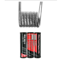 Vorgewickelte Coils (10 Stück) (NI80) Triple Fused Clapton vers. Ohm - FumytechLieferumfang: 10x Vorgewickelte Coils (10 Stück) (NI80/SS316) Clapton vers. Ohm auswählbar - FumytechVerschiedene Varianten auswählbar Ohm - Triple Fused Clapton Ni80 28x3+38 0.30ohmOhm - Clapton Ni80 26+38 0.53ohmOhm - Clapton SS316 26+34 0.40ohmOhm - Micro Fused Clapton MTL Ni80 30*2+42GA 0.88 ohmOhm - Fused Clapton Ni80 28x2+38 0.50ooh10 vorgewickelte Coils in einer Rolle 10713Fumytech8,90 CHFsmoke-shop.ch8,90 CHF