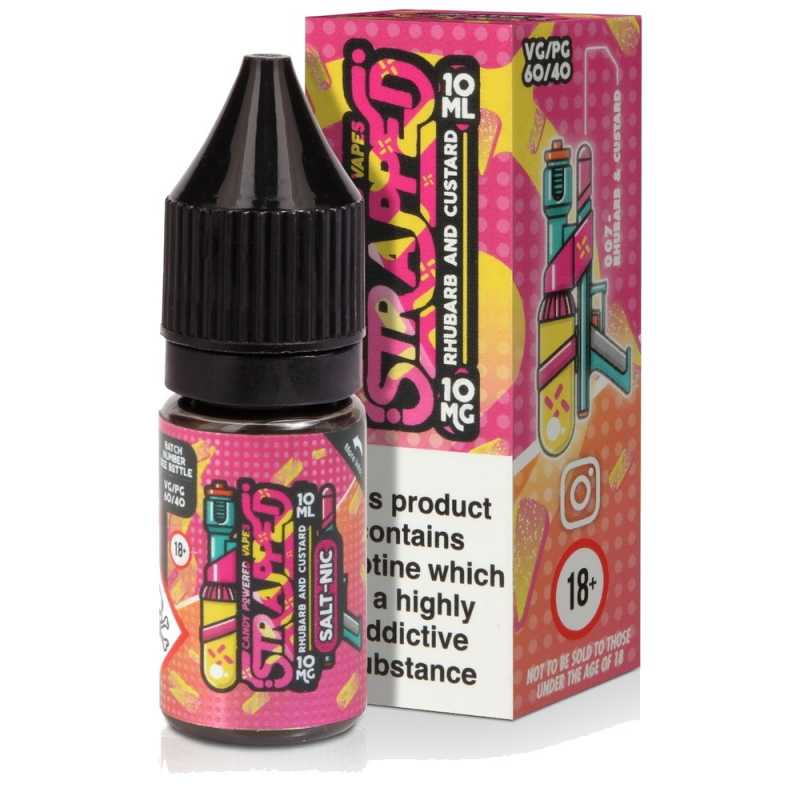 Strapped Candy Powered Nic Salt - Rhubarb and Custard 10ml E-liquid - 20mgLieferumfang: 10 ml Strapped Candy Powered Nic Salt - Rhubarb and Custard 10ml E-liquid - 20mg60% VG / 40% PGSalt Nicotine Blends10mg or 20mg Nicotine StrengthDesigned for Starter Kits and Pod DevicesTPD compliantMade in the UKChildproof CapsTamper Evident Seal10733Strapped5,90 CHFsmoke-shop.ch5,90 CHF