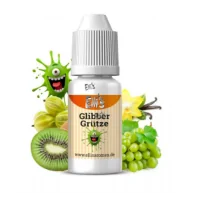 10 ml - Glibber Grütze- Ellis Aromen - Kiwi Stachelbeere (DIY)Ellis Aromen : Glibber Grütze Geschmack:  Grüne Grütze aus Stachelbeere,Kiwi und Weintrauben, versteckt unter einer Vanillesoße10ml FlascheAroma - nicht pur Dampfen!1609Ellis Aromen6,40 CHFsmoke-shop.ch6,40 CHF