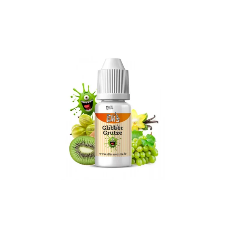 10 ml - Glibber Grütze- Ellis Aromen - Kiwi Stachelbeere (DIY)Ellis Aromen : Glibber Grütze&nbsp;Geschmack:&nbsp; Grüne Grütze aus Stachelbeere,Kiwi und Weintrauben, versteckt unter einer Vanillesoße10ml FlascheAroma - nicht pur Dampfen!1609Ellis Aromen6,40&nbsp;CHFsmoke-shop.ch6,40&nbsp;CHF