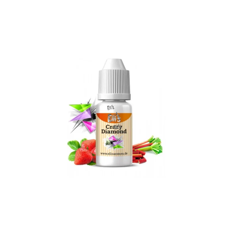 10 ml - Crazy Diamond Aroma - Ellis Lebensmittelaromen (DIY)Crazy Diamond Aroma&nbsp;Geschmack:&nbsp;Erdbeer, Rhabarber Komposition mit einer leichten Frische10ml FlascheAroma nicht pur dampfen ! Zum Selbermischen4640Ellis Aromen6,40&nbsp;CHFsmoke-shop.ch6,40&nbsp;CHF