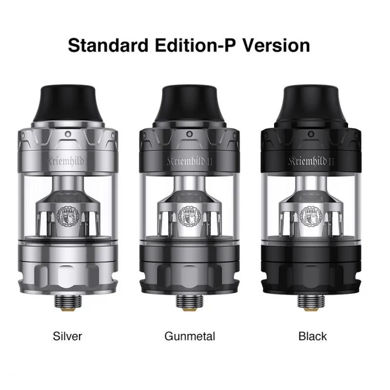 Kriemhild 2 Sub Ohm Tank Verdampfer von Vapefly (Fertigcoil) 25mmLieferumfang:1 Vapefly Kriemhild 2 Sub Ohm Tank - Verdampfer - 25 mm - 4,0/5,0 ml (P Version)1 Freecore Duplex Mesh Coil 0,2 Ohm (45 - 60 Watt)1 Freecore Mesh Coil 0,3 Ohm (40 - 55 Watt)1 Bubble Glas 5 ml1 810er Drip Tip resin blau1 510er Drip Tip Adapter1 Zubehör10762Vapefly22,40 CHFsmoke-shop.ch22,40 CHF