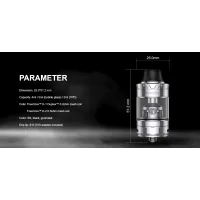 Kriemhild 2 Sub Ohm Tank Verdampfer von Vapefly (Fertigcoil) 25mmLieferumfang:1 Vapefly Kriemhild 2 Sub Ohm Tank - Verdampfer - 25 mm - 4,0/5,0 ml (P Version)1 Freecore Duplex Mesh Coil 0,2 Ohm (45 - 60 Watt)1 Freecore Mesh Coil 0,3 Ohm (40 - 55 Watt)1 Bubble Glas 5 ml1 810er Drip Tip resin blau1 510er Drip Tip Adapter1 Zubehör10762Vapefly22,40 CHFsmoke-shop.ch22,40 CHF