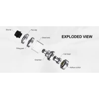 Kriemhild 2 Sub Ohm Tank Verdampfer von Vapefly (Fertigcoil) 25mmLieferumfang:1 Vapefly Kriemhild 2 Sub Ohm Tank - Verdampfer - 25 mm - 4,0/5,0 ml (P Version)1 Freecore Duplex Mesh Coil 0,2 Ohm (45 - 60 Watt)1 Freecore Mesh Coil 0,3 Ohm (40 - 55 Watt)1 Bubble Glas 5 ml1 810er Drip Tip resin blau1 510er Drip Tip Adapter1 Zubehör10762Vapefly22,40 CHFsmoke-shop.ch22,40 CHF