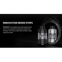 Kriemhild 2 Sub Ohm Tank Verdampfer von Vapefly (Fertigcoil) 25mmLieferumfang:1 Vapefly Kriemhild 2 Sub Ohm Tank - Verdampfer - 25 mm - 4,0/5,0 ml (P Version)1 Freecore Duplex Mesh Coil 0,2 Ohm (45 - 60 Watt)1 Freecore Mesh Coil 0,3 Ohm (40 - 55 Watt)1 Bubble Glas 5 ml1 810er Drip Tip resin blau1 510er Drip Tip Adapter1 Zubehör8459Vapefly32,00 CHFsmoke-shop.ch32,00 CHF