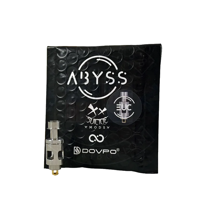 THE ABYSS SUICIDE MODS X DOVPO ADAPTER (BRIDGE) vers. OptionenLieferumfang: 1x THE ABYSS SUICIDE MODS X DOVPO ADAPTER (BRIDGE) vers. OptionenAdapter zur Befestigung an Ihrem Ether RBA-Tray für eine Vielzahl von Halterungen.Die PnP Bridge ist in zwei Farben erhältlich: Schwarz und Silber. Da auf der Brücke viel Material zu sehen ist, haben sich Dovpo und Suicide mods entschieden, sie in einer weiteren Farbe anzubieten, um die Gesamtästhetik des Geräts nicht zu beeinträchtigen. Kompatibilität (optional auswählbar)PnP/Gtx : Zur Verwendung mit PnP oder Gtx CoilsEUC: Verwendbar mit allen vaporesso EUC CoilsCaliburn G: Zur Verwendung mit den Uwell Caliburn G CoilsNord: Für die Verwendung mit smok Nord Coils10819Suicide Mods4,10 CHFsmoke-shop.ch4,10 CHF