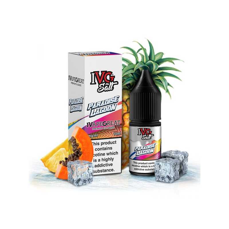 I VG Salt - Crushed Range - Paradise Lagoon 10ml - vers. NikotinstärkenIVG Salt - Crushed Range - Paradise Lagoon 10ml - 20mgSaftige Ananas auf Eis, sanft gemischt mit reifen Papayastückchen und Zitruselementen, die einen köstlichen Geschmack des Paradieses hinterlassen.20mg = Nikotinsalz3mg und 6mg = 50%50% VG PG - Nikotin10805I VG (I Vape Great) Premium Liquids4,80 CHFsmoke-shop.ch4,80 CHF