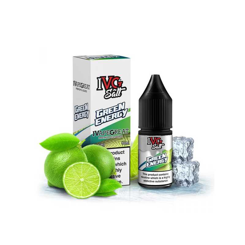 I VG Salt - Crushed Range - Green Energy 10ml - vers. NikotinstärkenIVG Salt - Crushed Range - Green Energy 10ml - 20mgStimulieren Sie alle Ihre Sinne mit diesem kraftvollen Punch Ihres Lieblings-Energydrinks, gecrasht mit Limette und Eis, der Ihnen den fiesesten Buzz für den ganzen Tag beschert20mg = Nikotinsalz3mg und 6mg = 50%50% VG PG - Nikotin10825I VG (I Vape Great) Premium Liquids5,90 CHFsmoke-shop.ch5,90 CHF